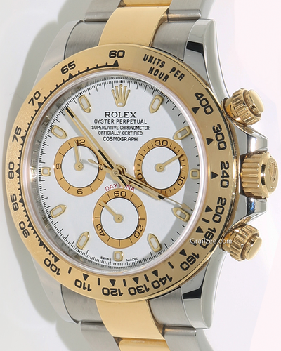 Rolex Cosmograph Daytona 40MM White Dial Two-Tone Oyster Bracelet (116503)