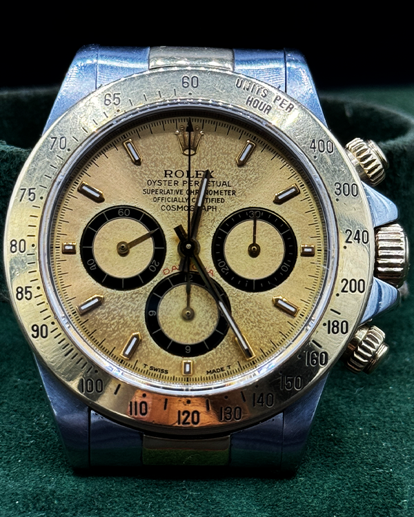 Rolex Cosmograph Daytona "Inverted Six" 40MM Champagne Dial Two-Tone Oyster Bracelet (16523)