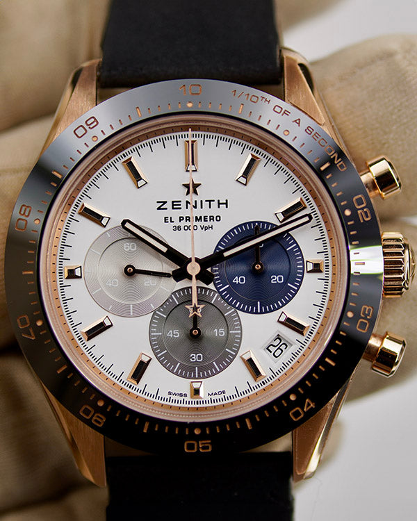 2023 Zenith Chronomaster Sport 41MM White Dial Leather Strap (18.3100.3600/69.C920)