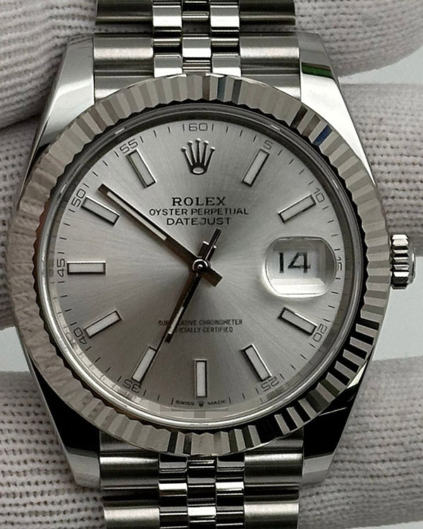 2024 Rolex Datejust 41MM Silver Dial Jubilee Bracelet (126334)