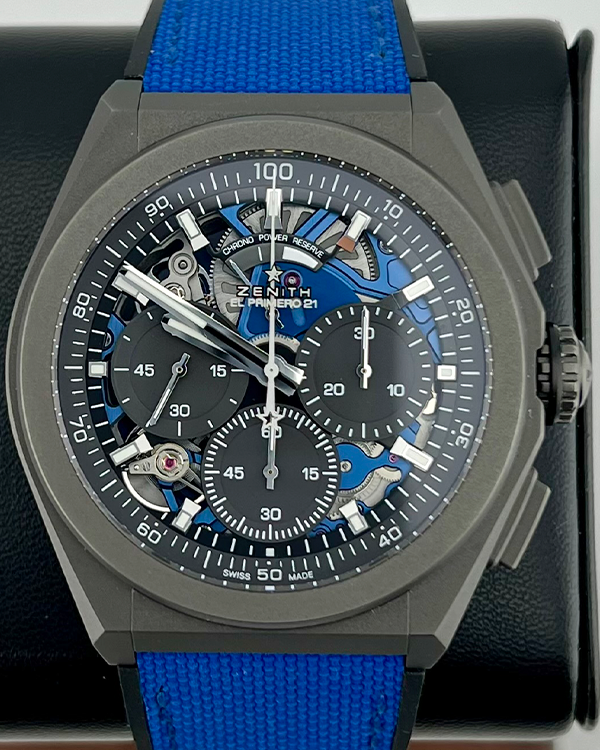 2023 Zenith Defy El Primero 44MM Skeleton Dial Rubber Strap (97.9001.9004/81.R946)