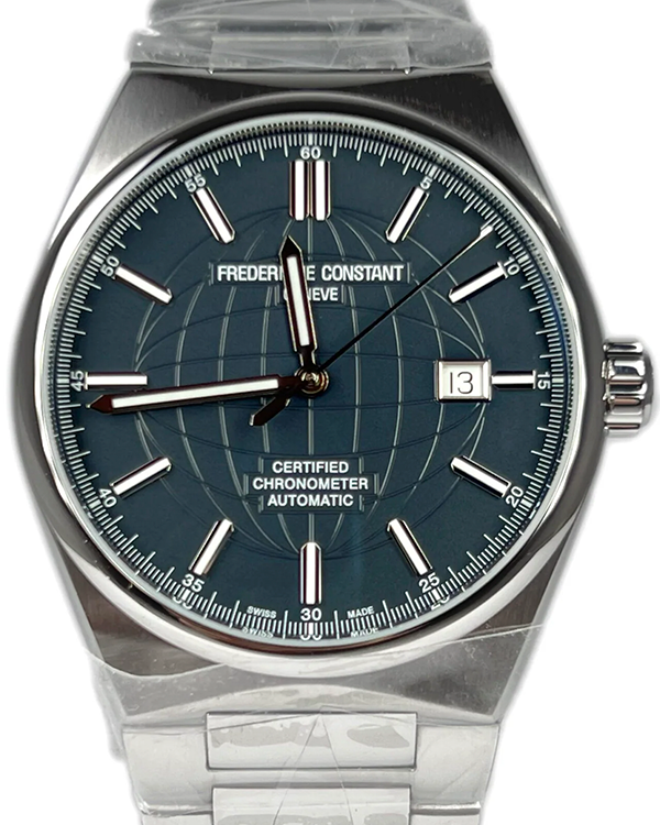 Frederique Constant Highlife 41MM Blue Dial Steel Bracelet (FC-303BL4NH6B)