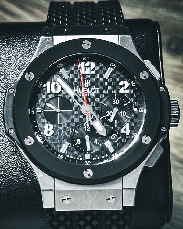 2015 Hublot Big Bang 44MM Black Dial Rubber Strap (301.SB.131.RX)