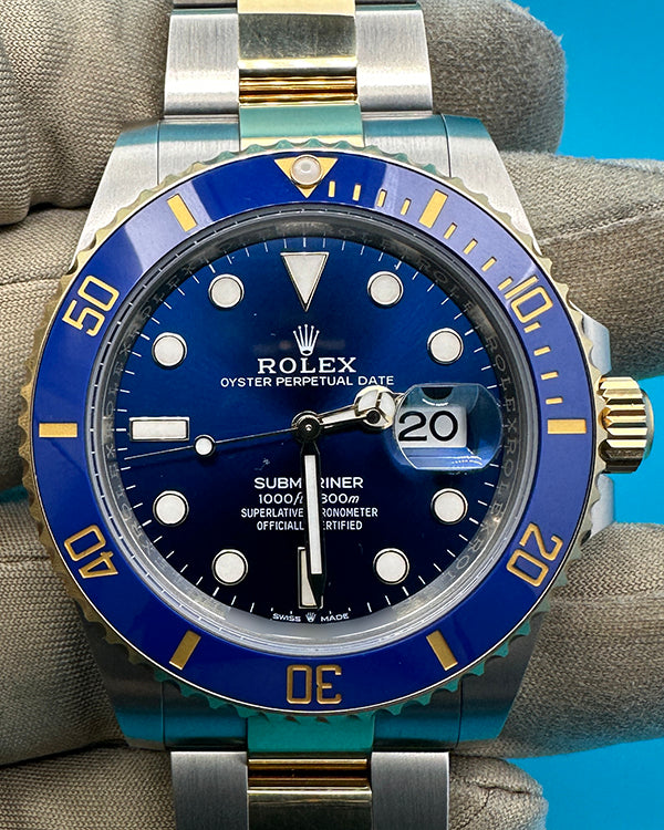 2024 Rolex Submariner Date "Bluesy" 41MM Blue Dial Two-Tone Bracelet (126613LB)