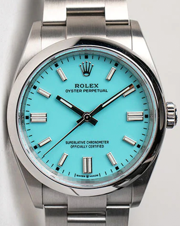 2023 Rolex Oyster Perpetual 36MM Tiffany Blue Dial Oyster Bracelet (12 ...