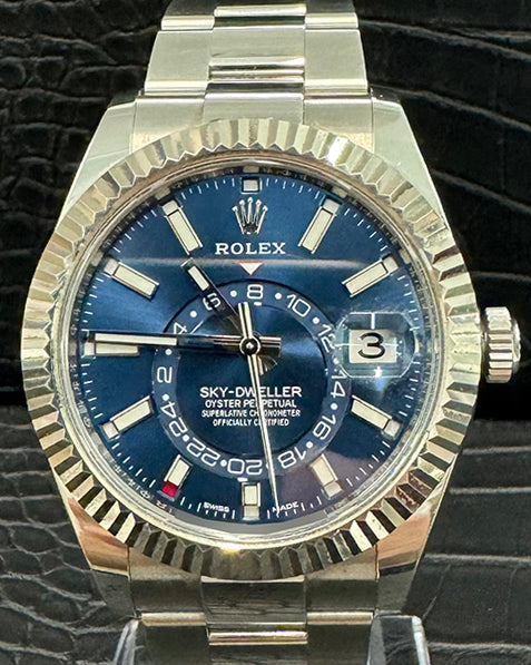 2020 Rolex Sky-Dweller 42MM Blue Dial Oyster Bracelet (326934)