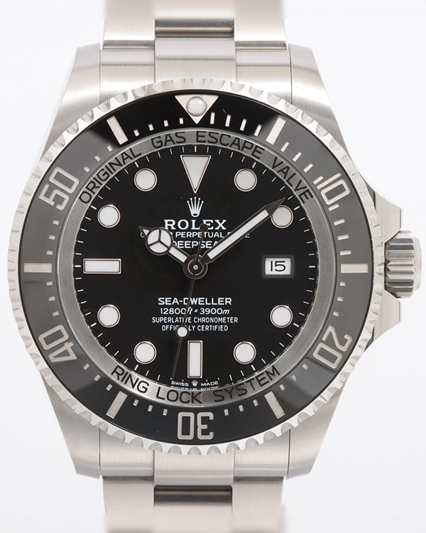 2021 Rolex Sea-Dweller Deepsea 44MM Black Dial Oyster Bracelet (126660)