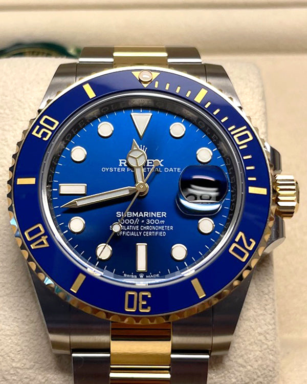 2024 Rolex Submariner Date "Bluesy" 41MM Blue Dial Two-Tone Bracelet (126613LB)