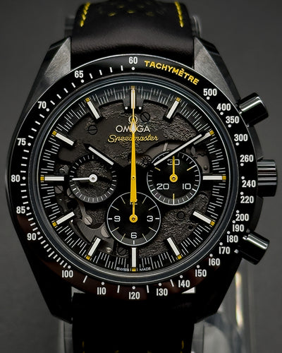 2023 Omega Speedmaster Dark Side Of The Moon Chronograph "Apollo 8" 44.25MM Black Dial Leather Strap (311.92.44.30.01.001)