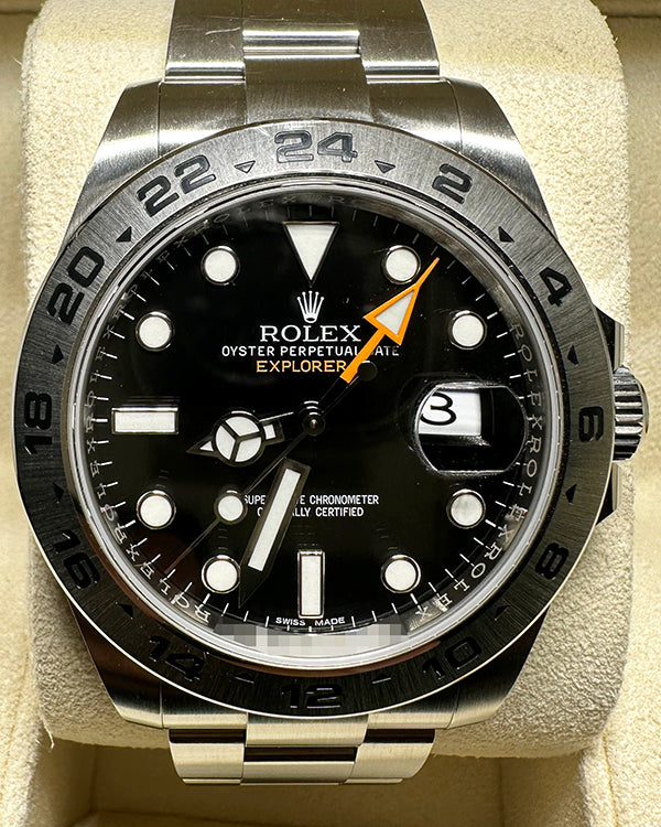 2020 Rolex Explorer II 42MM Black Dial Oyster Bracelet (216570)