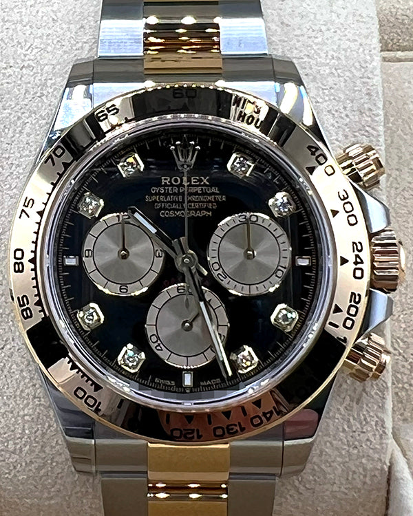 2024 Rolex Cosmograph Daytona 40MM Black Dial Two-Tone Bracelet (126503)