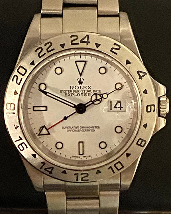 Rolex Explorer II "Polar" 40MM White Dial Oyster Bracelet (16570)