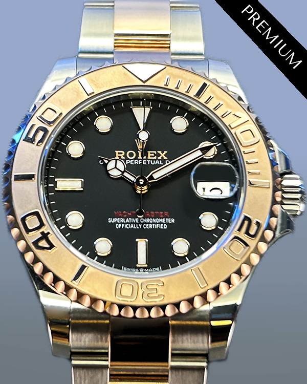 2023 Rolex Yacht-Master 37MM Black Dial Two-Tone Bracelet (268621)