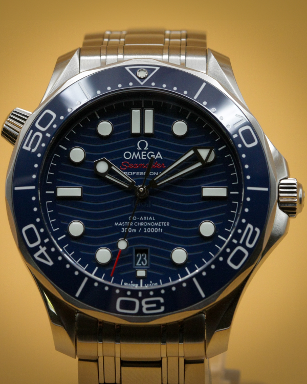 Omega Seamaster Diver 300M 42MM Blue Dial Steel Bracelet (210.30.42.20.03.001)