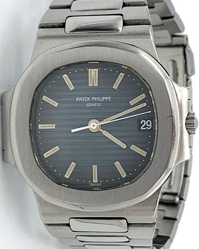 Patek Philippe Nautilus 37MM Blue Dial Steel Bracelet (3800/1A-001)