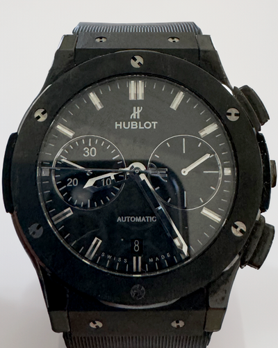 Hublot Classic Fusion 45MM Black Dial Rubber Strap (521.CM.1771.RX)