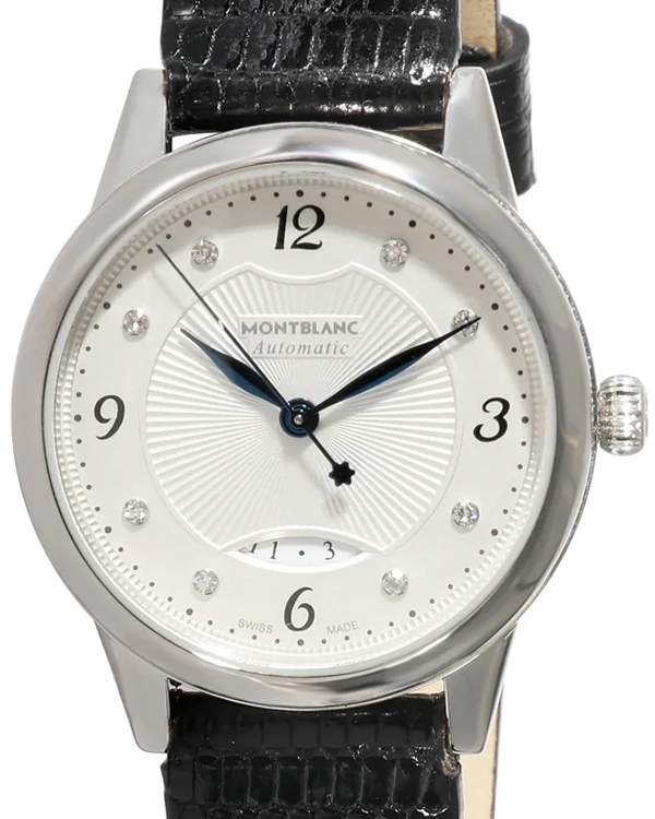 Montblanc Bohème 30MM Silver Dial Leather Strap (7312 111055)