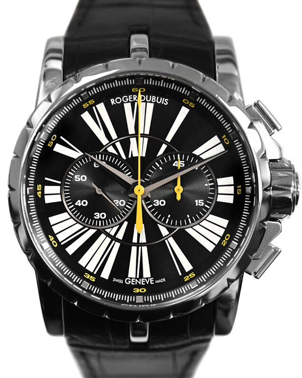 Roger Dubuis Excalibur L.E. 46MM Black Dial Leather Strap (RDDBEX0266)