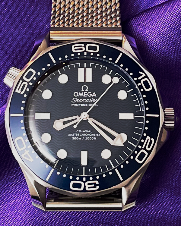 2023 Omega Seamaster Diver 300M "James Bond 60th Anniversary" 42MM Blue Dial Steel Bracelet (210.30.42.20.03.002)