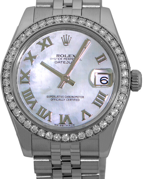 2010 Rolex Datejust 31MM Mother Of Pearl Dial Jubilee Bracelet (178384)