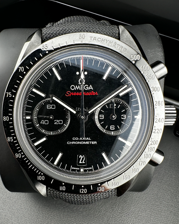 2014 Omega Speedmaster Dark Side Of The Moon 44.25MM Black Dial Textile Strap (311.92.44.51.01.003)