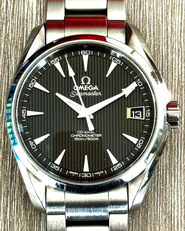 Omega Seamaster Aqua Terra 38.5MM Black Dial Steel Bracelet (231.10.39.21.01.002)