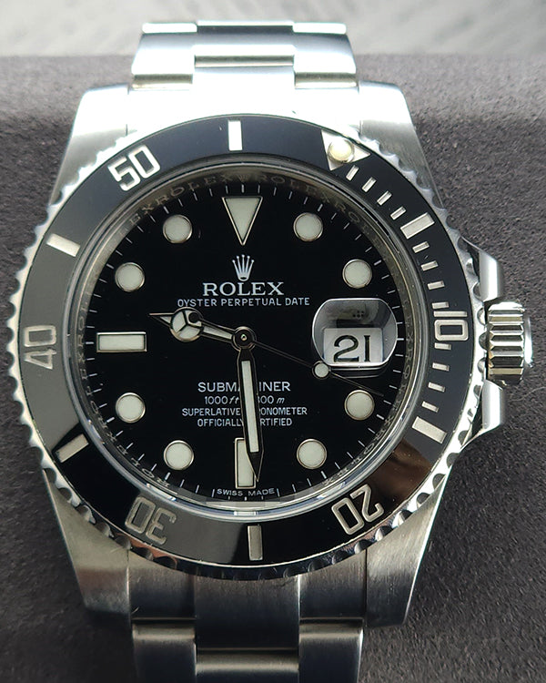 Rolex Submariner Date 40MM Black Dial Oyster Bracelet (116610LN)