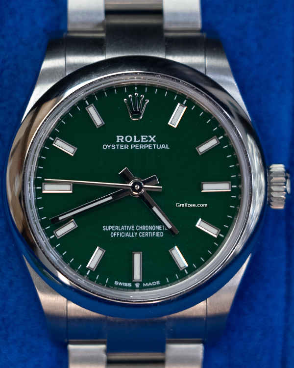 2021 Rolex Oyster Perpetual 31MM Green Dial Oyster Bracelet (277200)