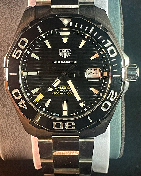 TAG Heuer Aquaracer 300M 43MM Steel Black Dial (WAY201A.BA0927)