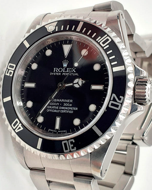 Rolex Submariner No-Date 40MM Black Dial Steel Bracelet (14060M)