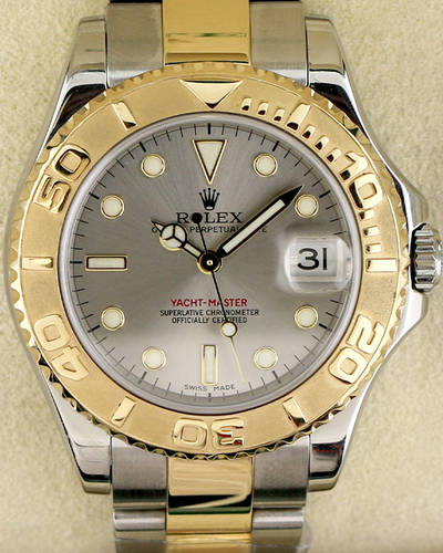 Rolex Yacht-Master 35MM Slate Dial Two-Tone Oyster Bracelet (168623)