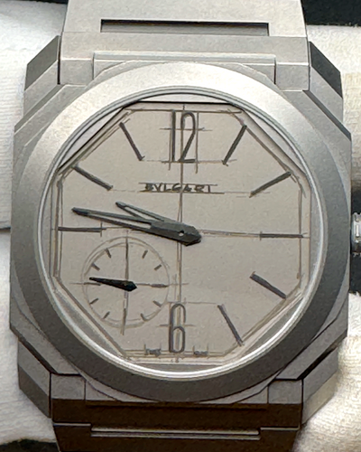 2022 Bvlgari Octo Finissimo Limited Edition 40MM Grey Dial Titanium Bracelet (103672)