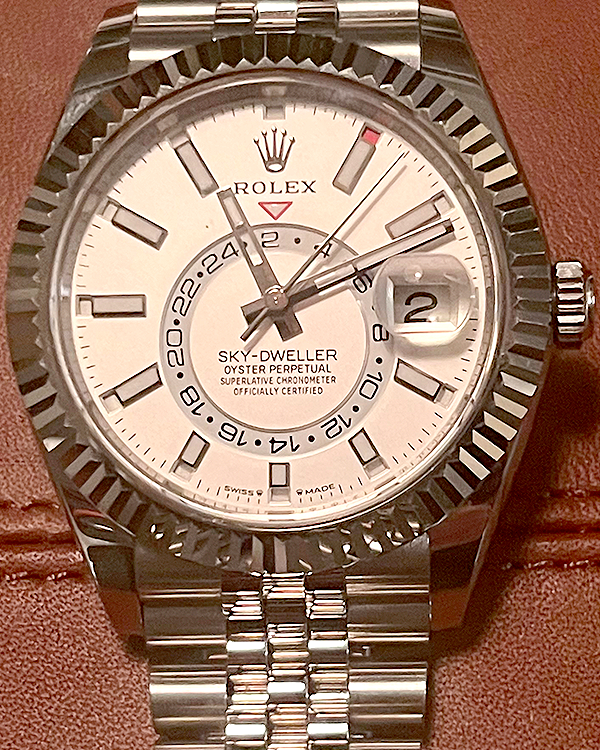 2023 Rolex Sky-Dweller 42MM White Dial Jubilee Bracelet (336934)