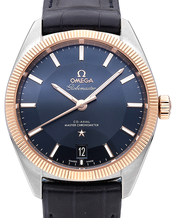 2015 Omega Globemaster Constellation 39MM Blue Dial Leather Strap (130.23.39.21.03.001)