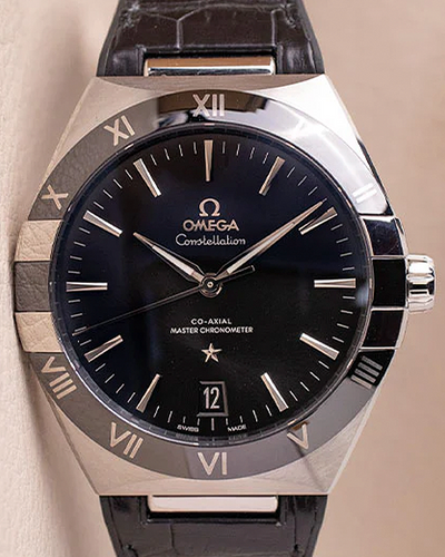 2023 Omega Constellation 41MM Black Dial Leather Strap (131.33.41.21.01.001)