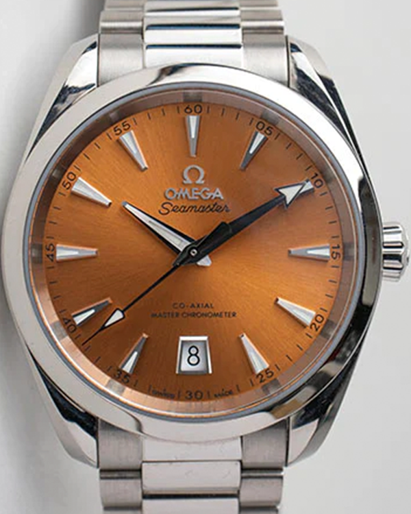 2023 Omega  Seamaster Aqua Terra Shades 38MM Saffron Dial Steel Bracelet (220.10.38.20.12.001)