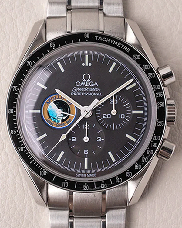 1998 Omega Speedmaster "Missions Apollo XII" L.E. 42MM Black Dial Steel Bracelet (3597.16)