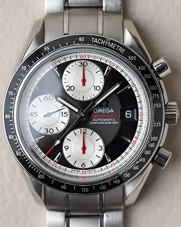 Omega Speedmaster Date 40MM Black Dial Steel Bracelet (3210.51)