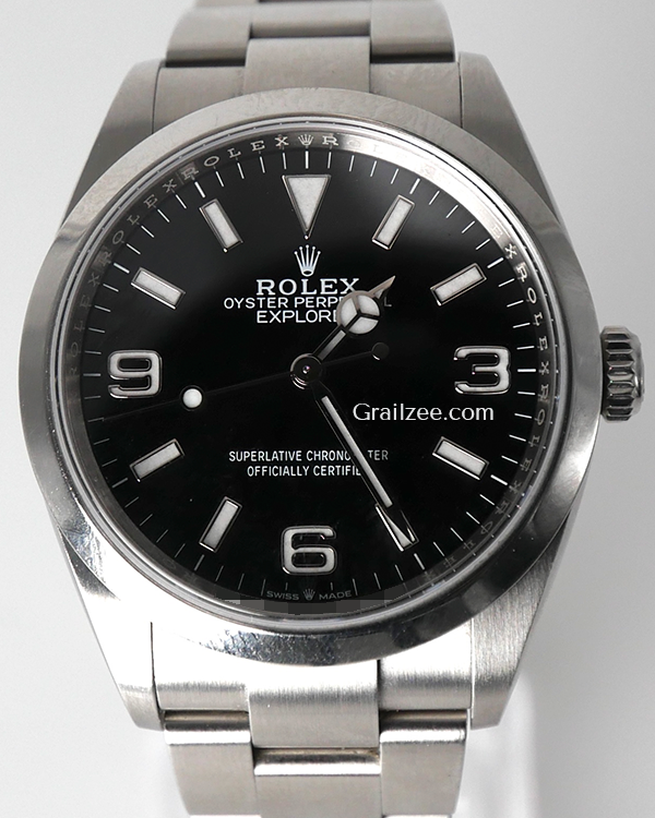 2021 Rolex Explorer 36MM Black Dial Oyster Bracelet (124270)