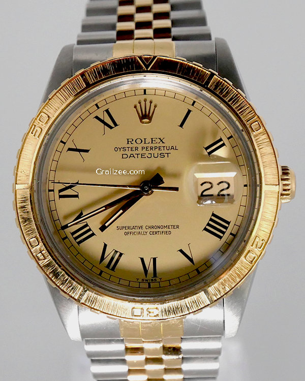 Rolex Datejust Turn-O-Graph Vintage 36MM Champagne Dial Two-Tone Jubilee Bracelet (16253)