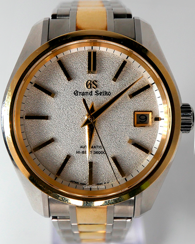 Grand Seiko Heritage Collection Hi-Beat 36000 40MM Silver Dial Two-Tone Bracelet (SBGH252)