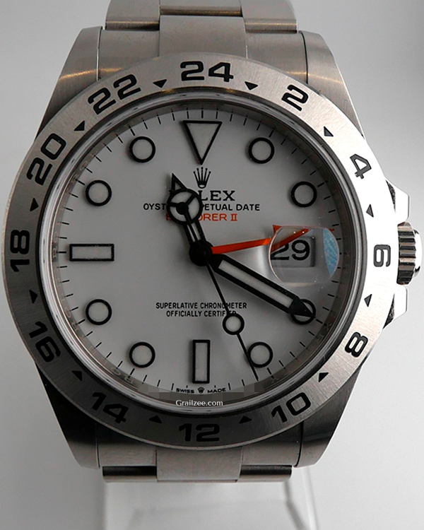 2022 Rolex Explorer II 42MM "Polar" White Dial Oyster Bracelet (226570)