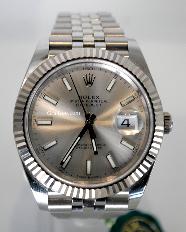 2023 Rolex Datejust 41MM Silver Dial Jubilee Bracelet (126334)