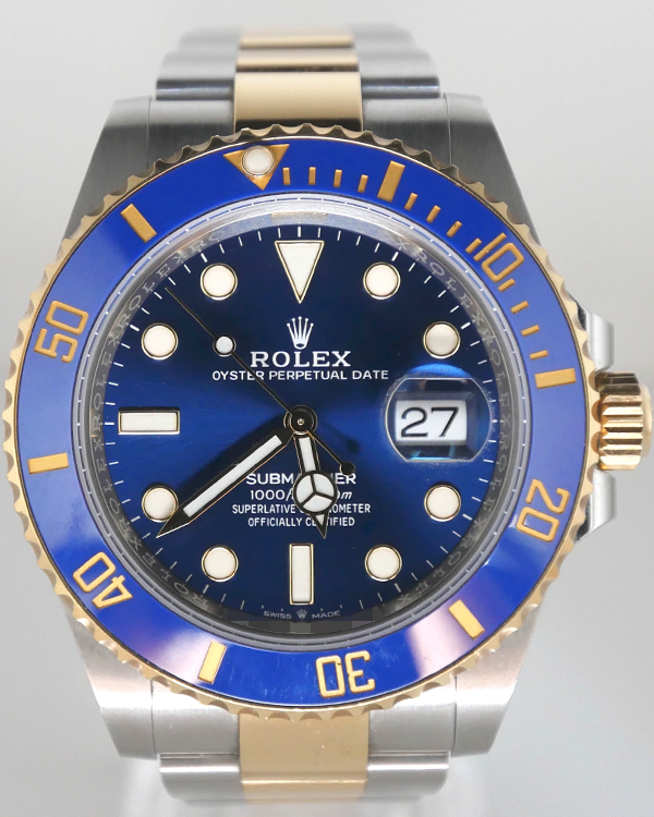 2021 Rolex Submariner Date "Bluesy" 41MM Blue Dial Two-Tone Bracelet (126613LB)