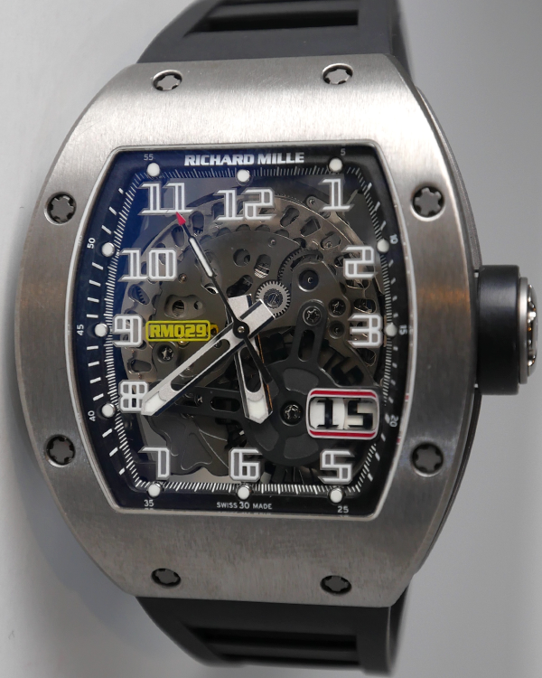 2016 Richard Mille RM 029 48MM Skeleton Dial Rubber Strap (RM029)