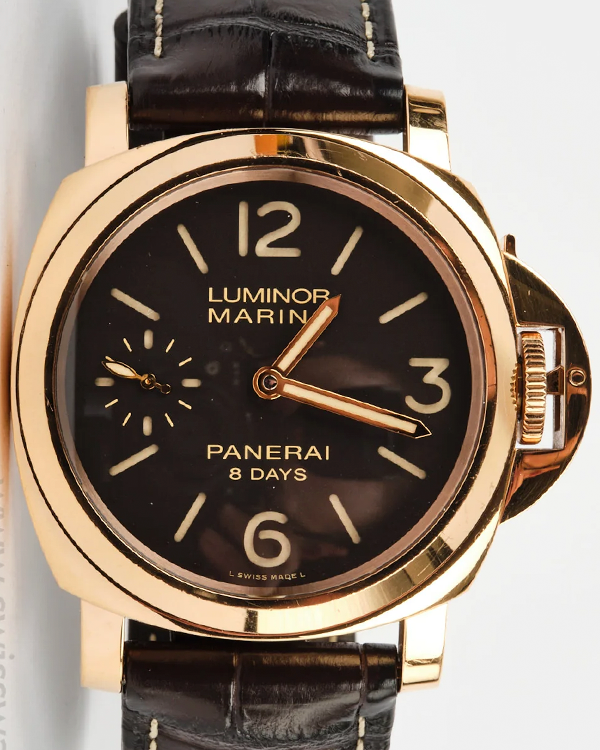Panerai Luminor Marina 8 Days L.E. 44MM Brown Dial Leather Strap (PAM00511)