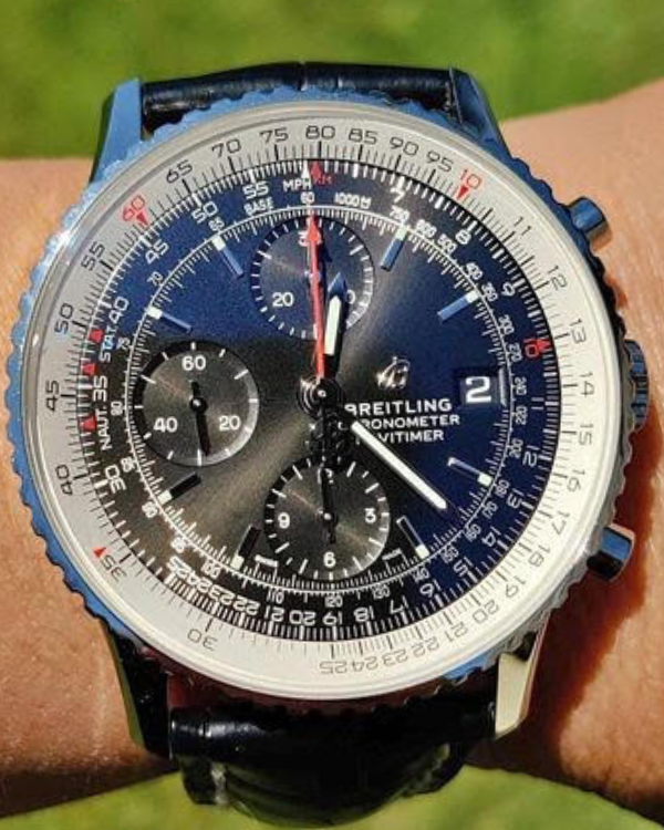 Breitling Navitimer Heritage 41 Chronograph Steel Black Dial (A13324)