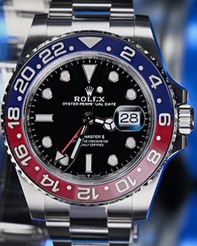 2023 Rolex GMT-Master II "Pepsi" 40MM Black Dial Oyster Bracelet (126710BLRO)