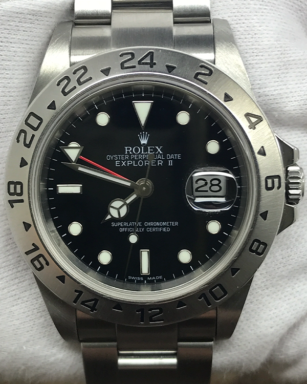 2006 Rolex Explorer II 40MM Black Dial Oyster Bracelet (16570)