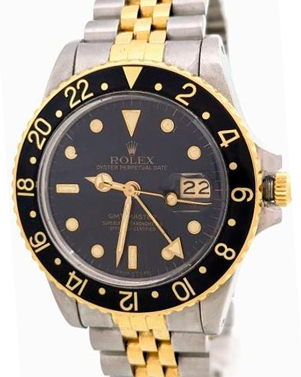 Rolex GMT-Master 40MM Black Dial Two-tone Jubilee Bracelet (16753)